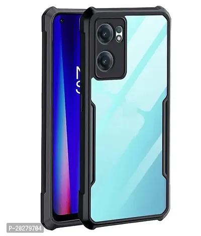 GoldFox Oppo A57 ( 5G ) Case Back Cover Shockproof Bumper Crystal Clear | 360 Degree Protection TPU+PC | Camera Protection | Acrylic Transparent Eagle Cover for Oppo A57 ( 5G )-thumb0