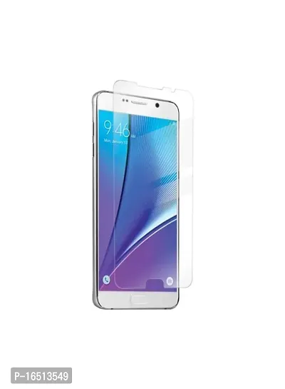 GoldFox Molded Gorilla Glass Temper compatible for Samsung Galaxy Note 5 (Transparent)-thumb0