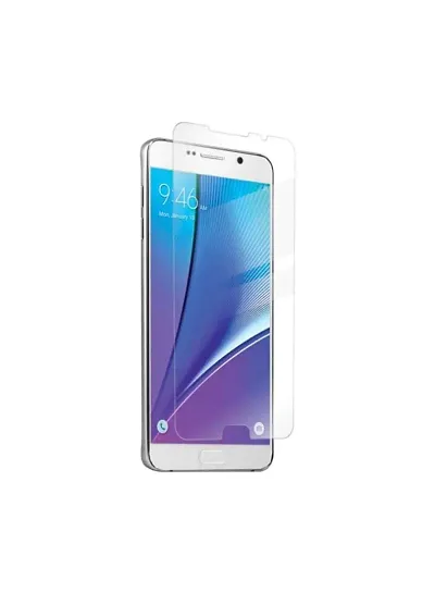 GoldFox Molded Gorilla Glass Temper compatible for Samsung Galaxy Note 5 (Transparent)