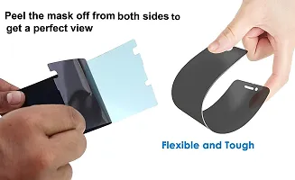 GoldFox Molded Gorilla Glass Temper compatible for Realme 5 Pro (Transparent)-thumb2