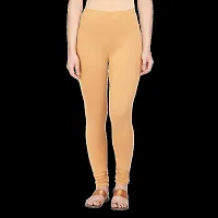 Contemporary Solid Cotton Lycra Women Leggings(Pack Of 6)-thumb1