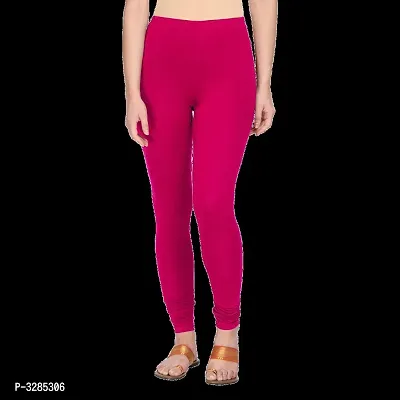 Contemporary Solid Cotton Lycra Women Leggings(Pack Of 6)-thumb4