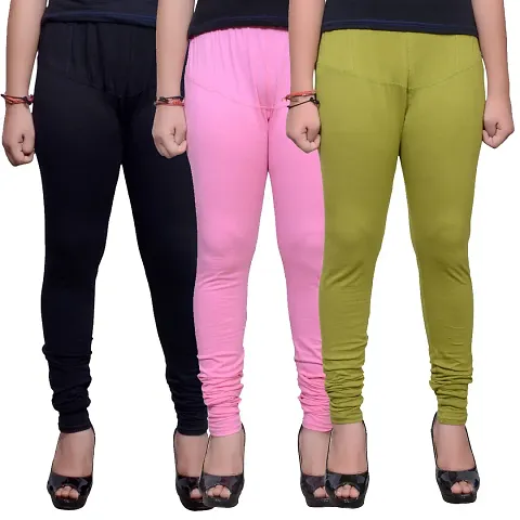 Trendy Women's Multicolored Solid Leggings