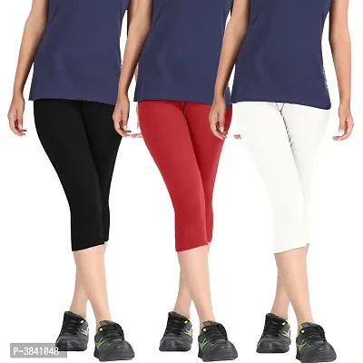 DIAZ Capris for womens/Girls 3/4 leggings for women capri of women