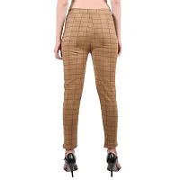 STYLE PITARA Women's/Girls/Ladies Check Pattern Pant 3(BabyPink,Black and Beige) - Free Size-thumb3