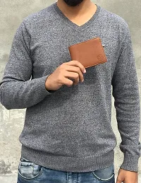 RASHIDI Men Artificial Leather Wallet (Tan, 8 Card Slots)-thumb4