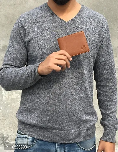 RASHIDI Men Artificial Leather Wallet (Tan, 8 Card Slots)-thumb5