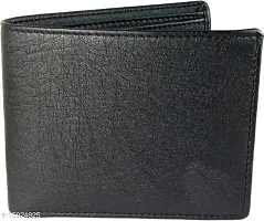 RASHIDI Men Genuine Leather Wallet (Black, 6 Card Slots)-thumb1