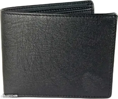 RASHIDI Men Genuine Leather Wallet (Black, 6 Card Slots)-thumb2