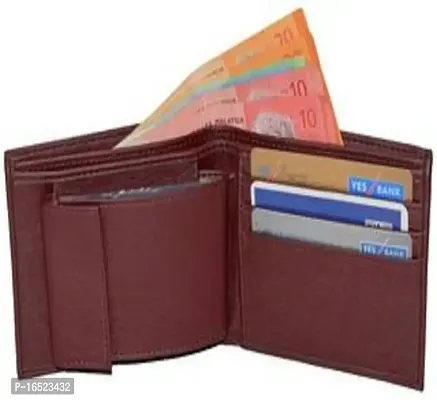 RASHIDI Men Artificial Leather Wallet (Brown, 8 Card Slots)-thumb2