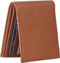 RASHIDI Men Genuine Leather Wallet (Tan, 6 Card Slots)-thumb3