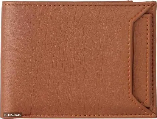 RASHIDI Men Genuine Leather Wallet (Tan, 6 Card Slots)-thumb3