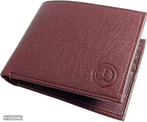 RASHIDI Men Artificial Leather Wallet (Brown, 10 Card Slots)-thumb4