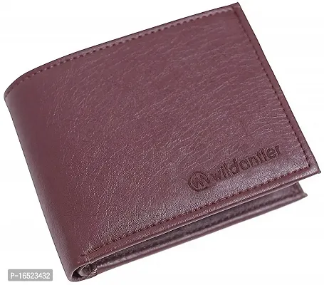 RASHIDI Men Artificial Leather Wallet (Brown, 8 Card Slots)-thumb4