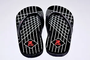 Comfortable Black Synthetic Slipper For Men-thumb2