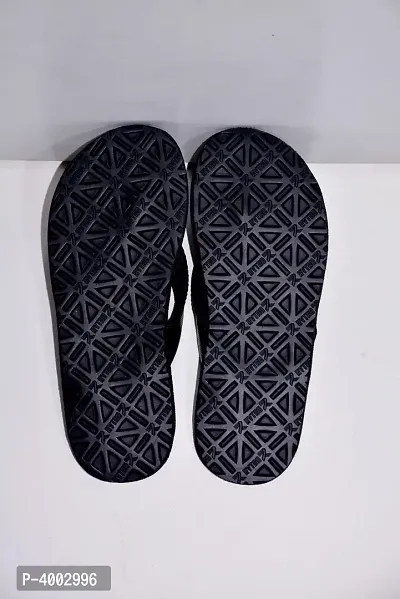 Comfortable Black Synthetic Slipper For Men-thumb4