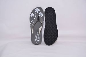 Stylish EVA Floral Printed Grey Slipper For Women-thumb1