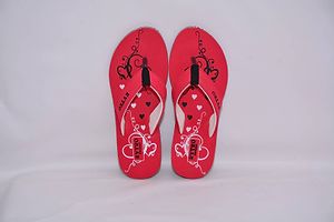 Women's Stylish and Trendy Red Printed EVA Slippers-thumb1