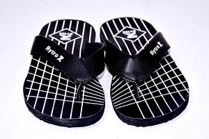 Comfortable Black Synthetic Slippers For Men-thumb2