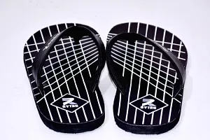 Comfortable Black Synthetic Slippers For Men-thumb1