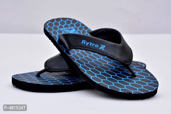 Comfortable Black Fabric Slippers For Men