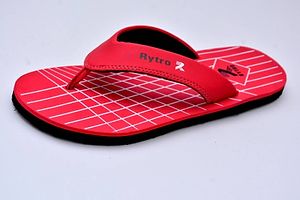 Comfortable Red Fabric Slippers For Men-thumb1
