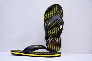 Comfortable Black Fabric Slippers For Men-thumb2
