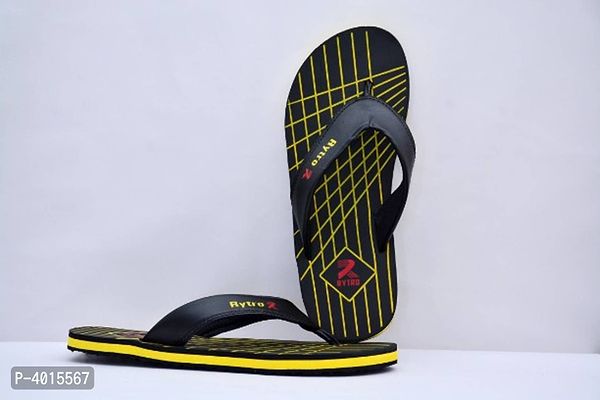 Comfortable Black Fabric Slippers For Men-thumb3