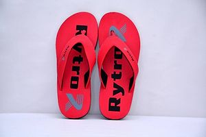 Comfortable Red Fabric Slippers for Men-thumb4