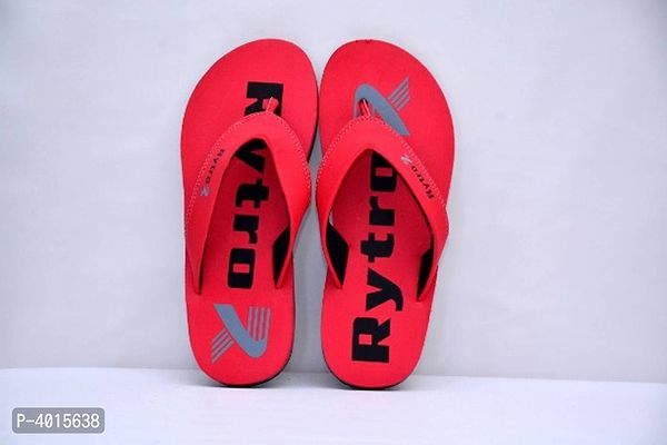 Comfortable Red Fabric Slippers for Men-thumb5