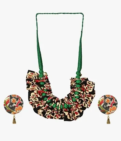 Stylish Fabric Jewellery Set For Women