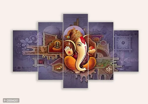 Set of Five Framed Wall Painting for Home Decoration-thumb0