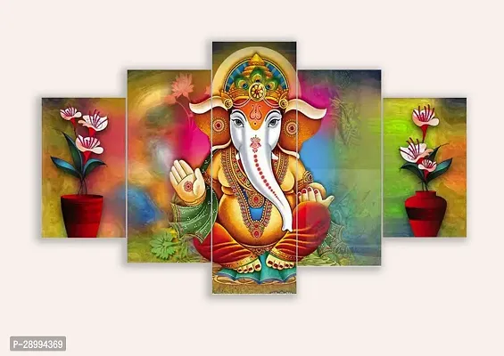 Set of Five Framed Wall Painting for Home Decoration-thumb0