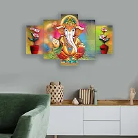 Set of Five Framed Wall Painting for Home Decoration-thumb2