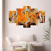 Set of Five Framed Wall Painting for Home Decoration-thumb1