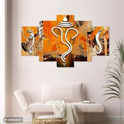 Set of Five Framed Wall Painting for Home Decoration-thumb2