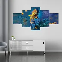 Set of Five Framed Wall Painting for Home Decoration-thumb2