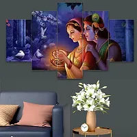 Set of Five Framed Wall Painting for Home Decoration-thumb2