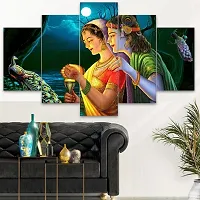 Set of Five Framed Wall Painting for Home Decoration-thumb3