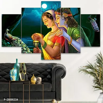 Set of Five Framed Wall Painting for Home Decoration-thumb4