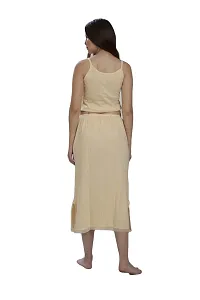 mybody Cotton Rich Regular Skirt Slip for Women - Ankle Length-thumb2