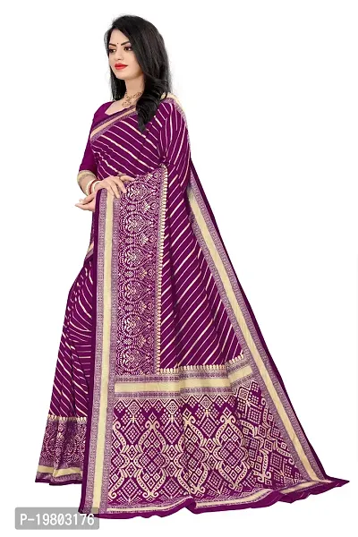 Stylish Art Silk Saree With Blouse Piece For Women