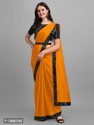 Stylish Georgette Saree With Blouse Piece For Women-thumb0