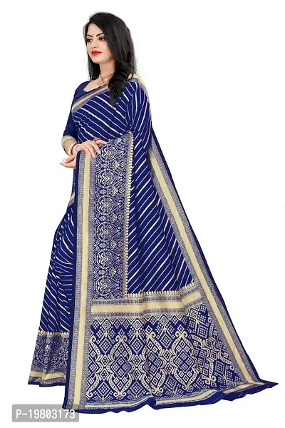 Stylish Art Silk Saree With Blouse Piece For Women-thumb0