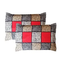 Amrange Cotton Designer Pillow Covers Set (Multicolor, 17'' x 27'') - 8 Piece, 152 GSM-thumb1