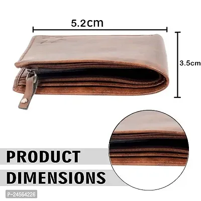 Stylish Best Value Casual Brown Artificial Leather Wallet - Regular Size (5 Card Slots)-thumb0