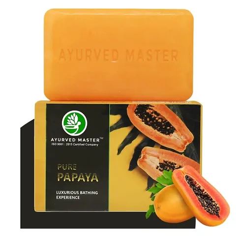 Ayurved Master Papaya Pure Natural Handmade Cold Pressed Luxury Soap