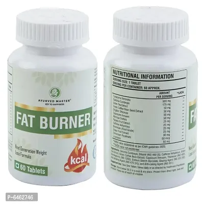 Ayurved Master 100% Natural Fat Burner 8X Weight Loss Product Garcinia Combogia, Green Tea, Green Coffee Bean and Apple Cider Vinegar Supplements for Women and Men - 60 Tablets-thumb0