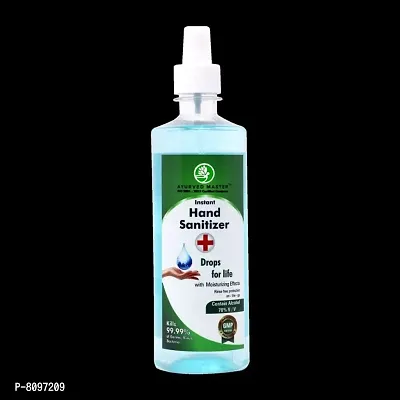 Alcohol Based Instant Liquid Sanitizer Spray Bottle,78% alcohol, Kills 99.95% Germs with Exotic Lemon Fragrance | 500ML-thumb0