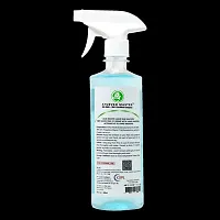 Alcohol Based Instant Liquid Sanitizer Spray Bottle,78% alcohol, Kills 99.95% Germs with Exotic Lemon Fragrance | 500ML-thumb1